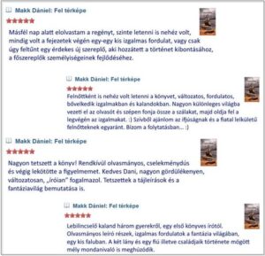 Fel térképe, Makk Dániel, ifjúsági fantasy, visszajelzés